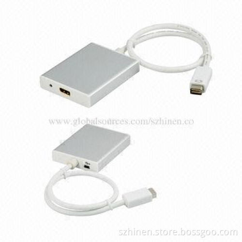 Mini DVI + USB Audio to DisplayPort Adapters, Support USB Audio 2-channel Input